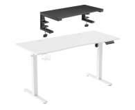 Silver Monkey Biurko elektryczne ED-140 white + Podstawka EE-200 - 1351507 - zdjęcie 1